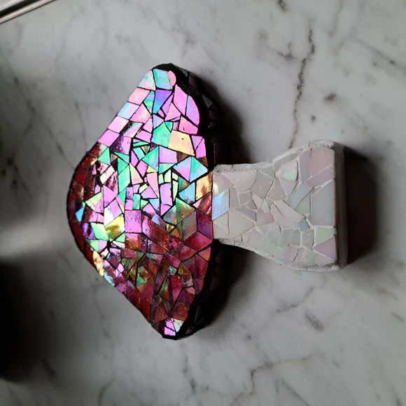 Irridescent Mosaic Mushroom Decor - Picture 2 of 15